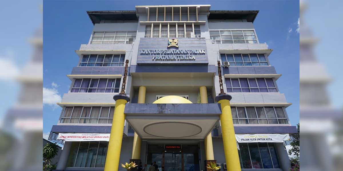 Gedung KPP Pratama Timika. Foto: Anti Patabang/Papua60detik